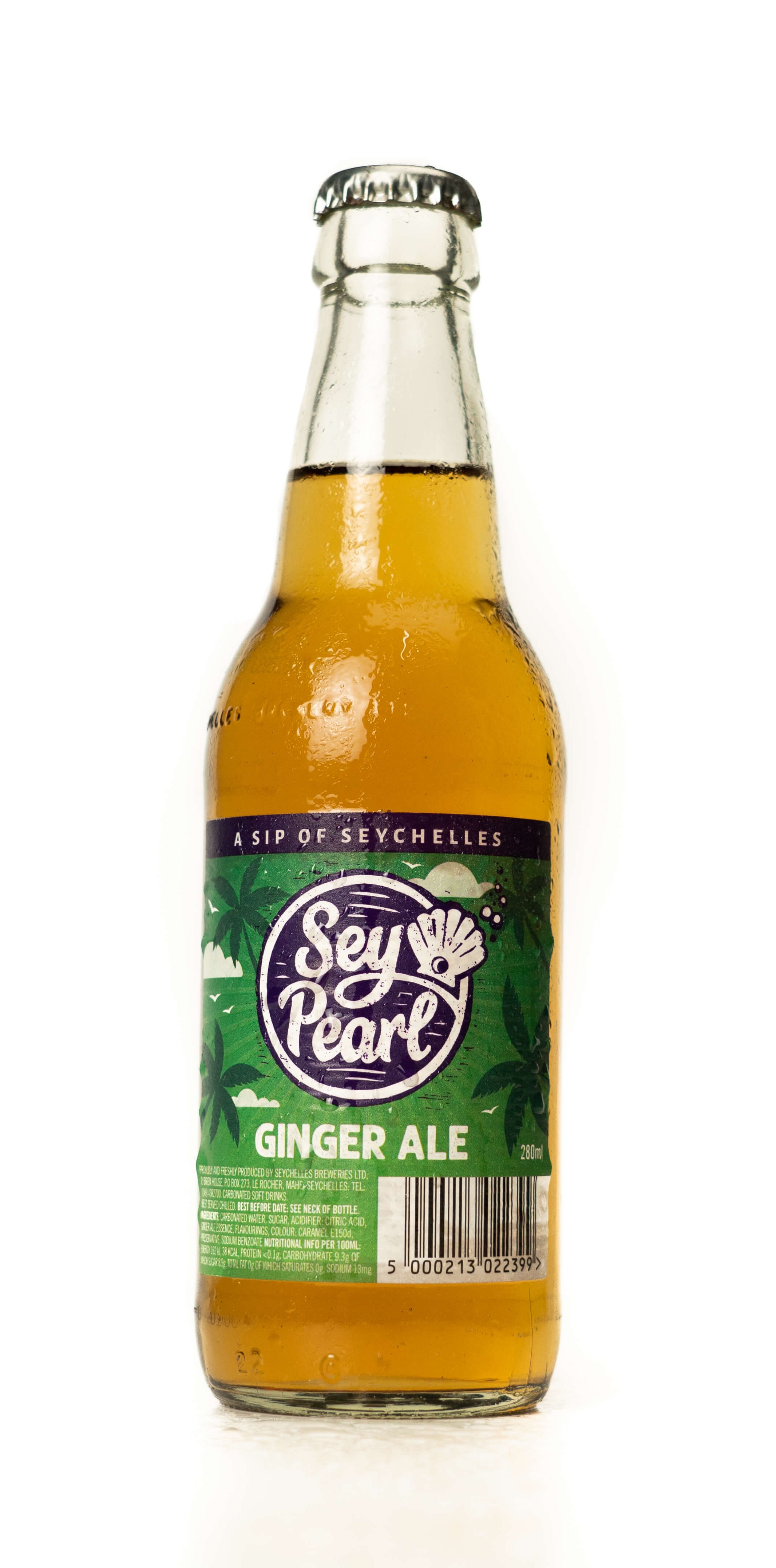 Seychelles Breweries Limited Seypearl Ginger Ale Returnable Glass bottle